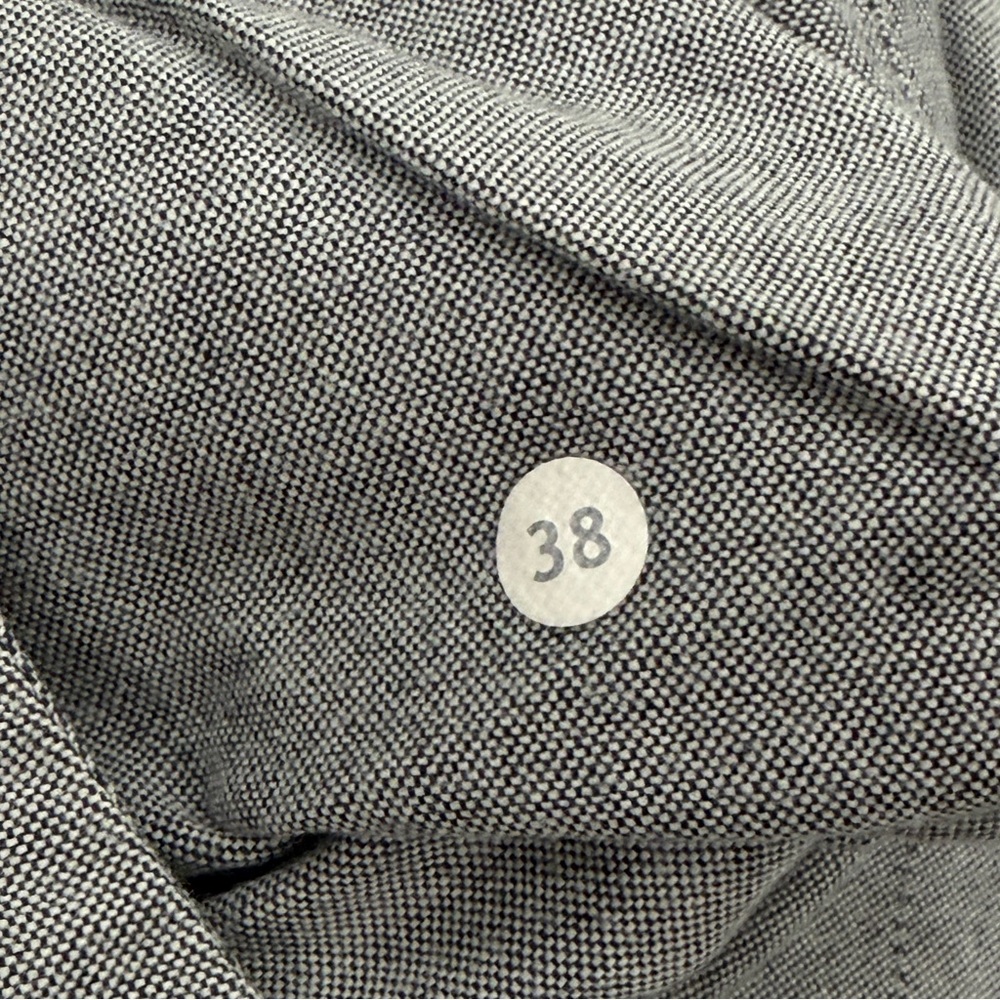 Lululemon Men’s 38 Commission Chino Shorts Qwick Oxford 11” GRAY Cotton Blend‎ - Picture 3 of 9